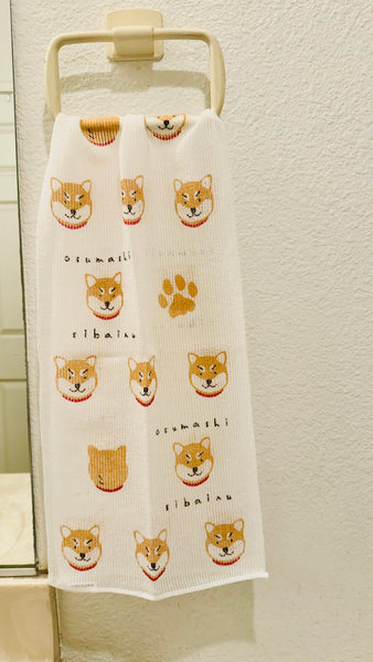 Shiba Inu Japanese Body Wash Cloth