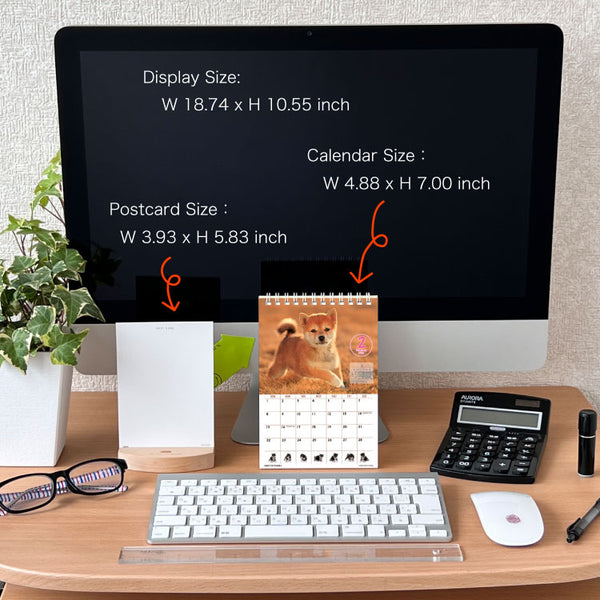 Shiba Inu Wall Calendar 2026 and Desktop Calendar 2026