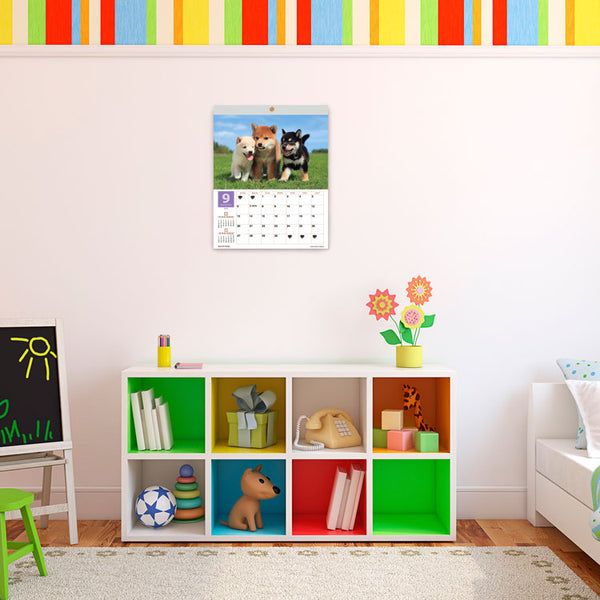 Shiba Inu Wall Calendar 2026 and Desktop Calendar 2026