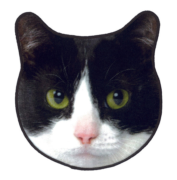 Hachiware Bicolor Cat Realistic Motif Towel