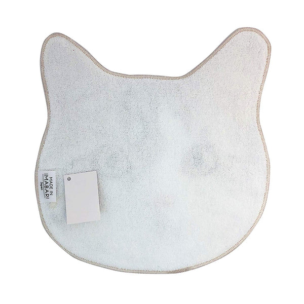 SILVER TABBY CAT  Realistic Motif Towel