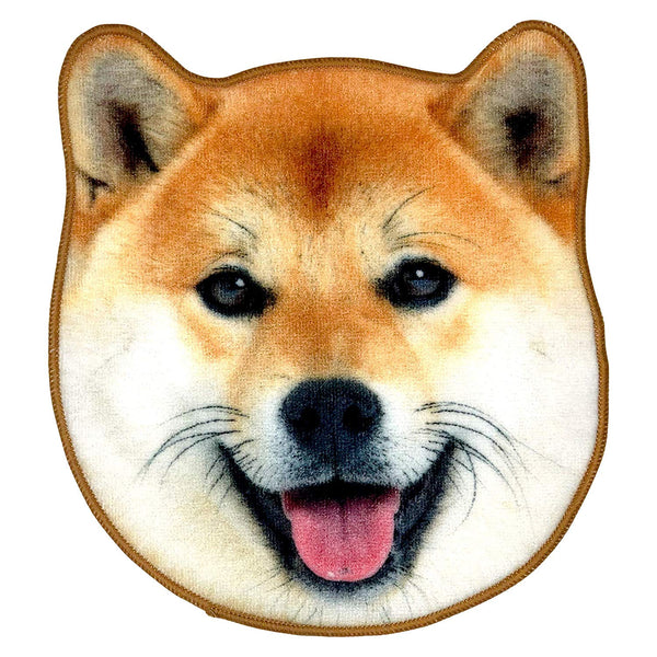 SHIBA INU RED  Realistic Motif Towel