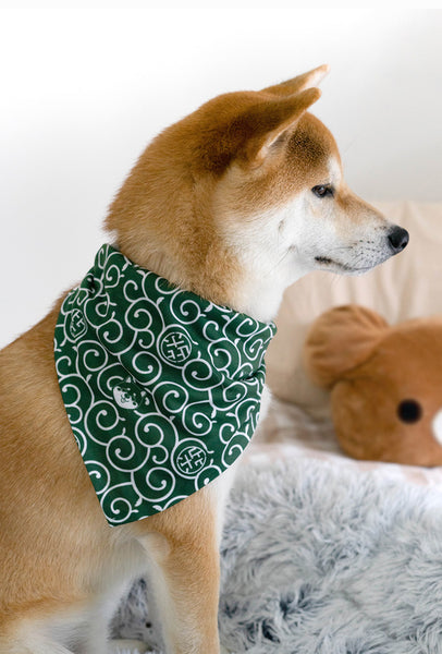 Shiba Inu Karakusa Dog Bandana Large
