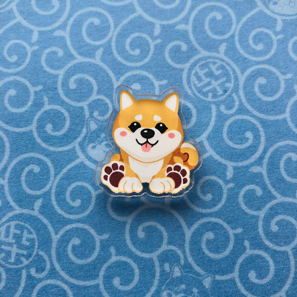 Shiba Inu Kawaii Acrylic Pins