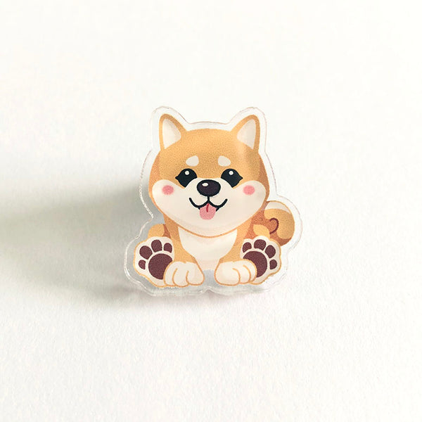 Shiba Inu Kawaii Acrylic Pins