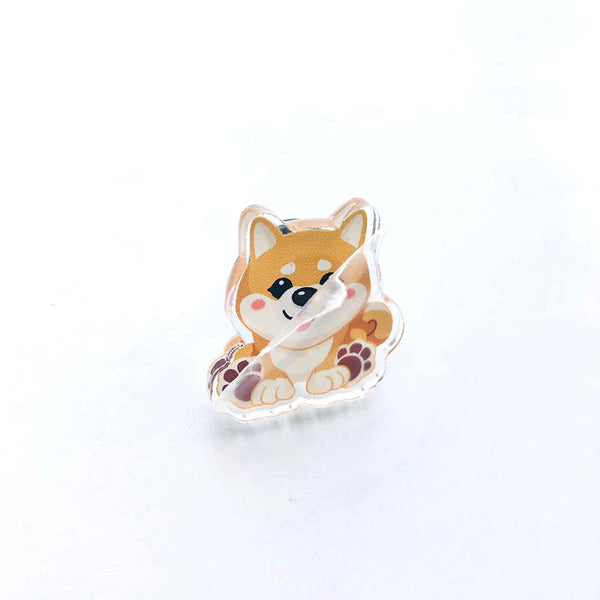 Shiba Inu Kawaii Acrylic Pins