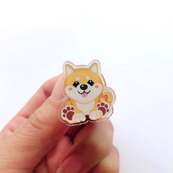 Shiba Inu Kawaii Acrylic Pins