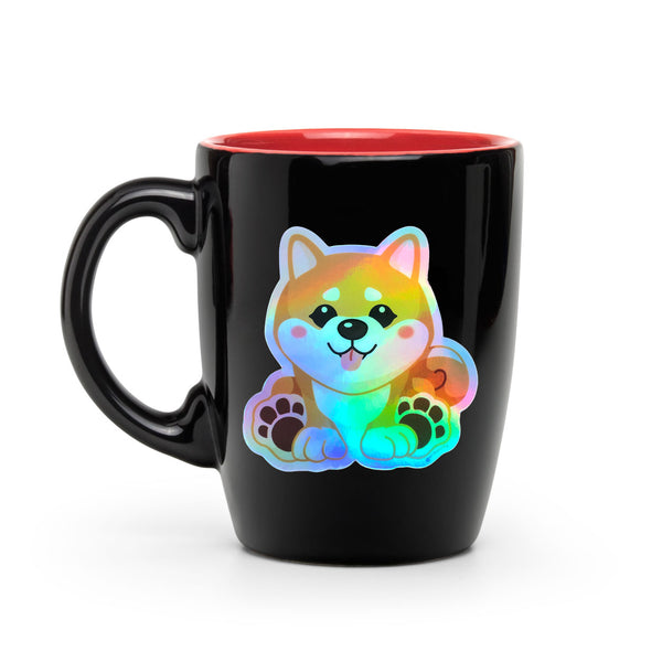 Shiba Inu Holographic Colorful & Shiny Stickers