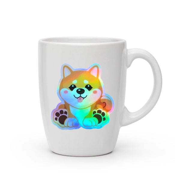 Shiba Inu Holographic Colorful & Shiny Stickers