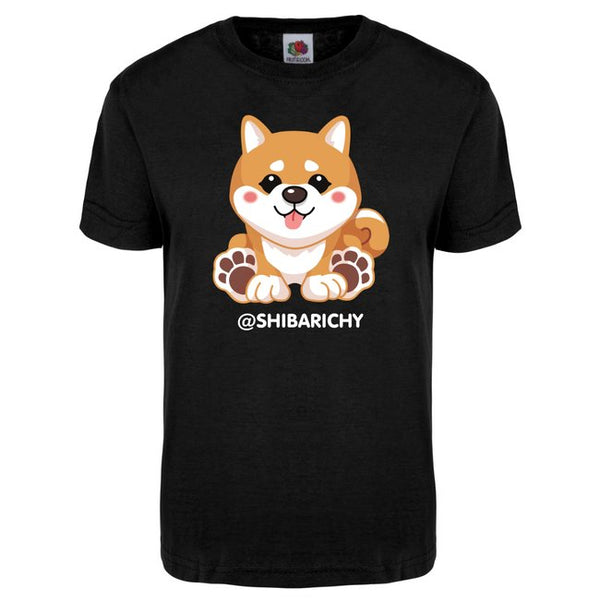Shiba Inu with Tongue Out T-Shirt @SHIBARICHY Shiba Dog Red