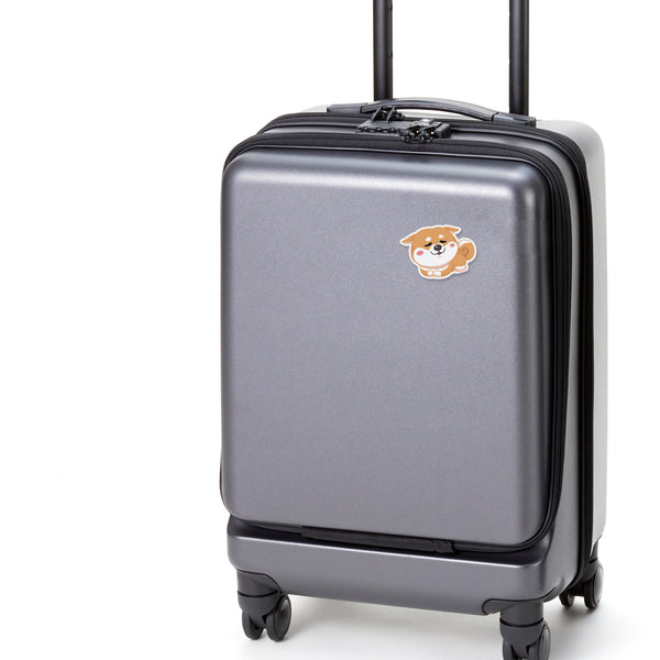 Shiba Inu Catloaf-Sitting with Adorable Airplane Ears Die-cut Sticker