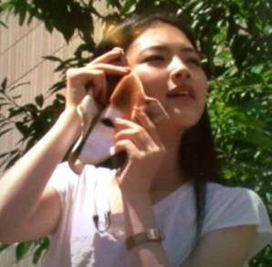 Tongue Out Cat Realistic Motif Towel