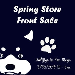 Spring Store Front Sale @Nijiya in SD