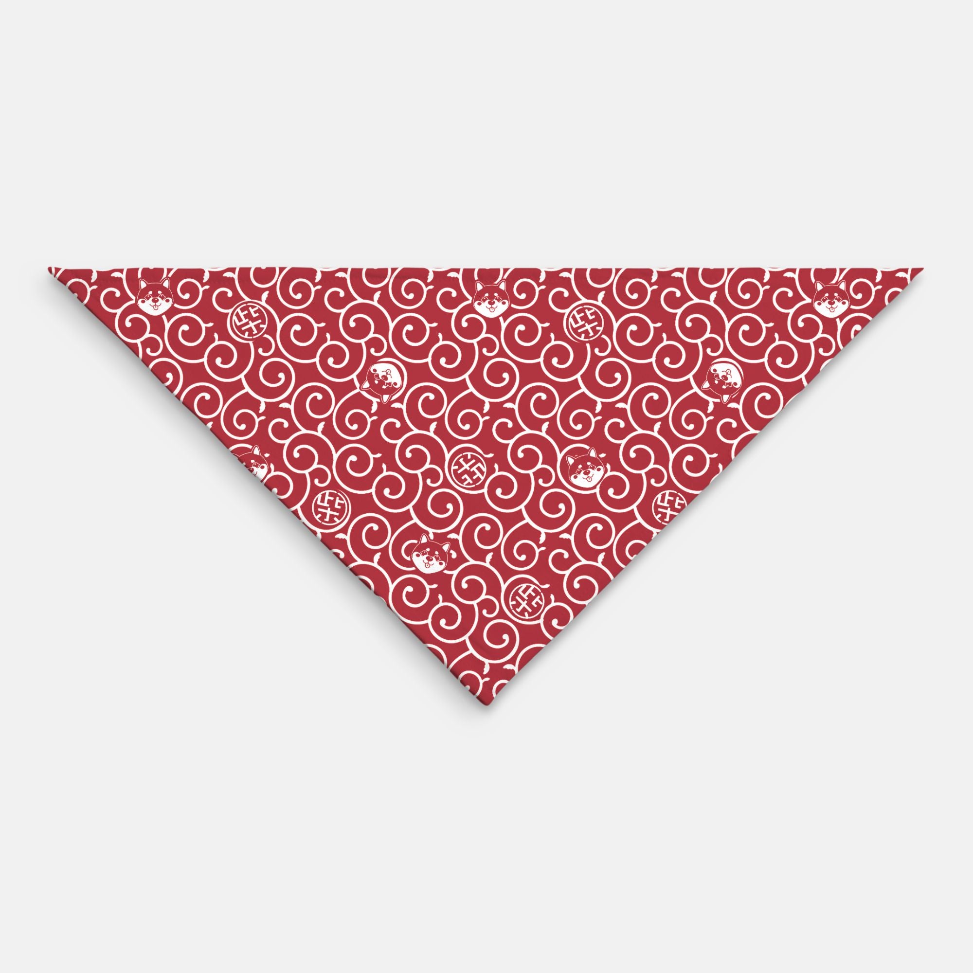 Shiba Inu Karakusa Dog Bandana Large