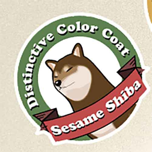 American Retro Design Die-cut Shiba Inu Stickers (4 Colors)