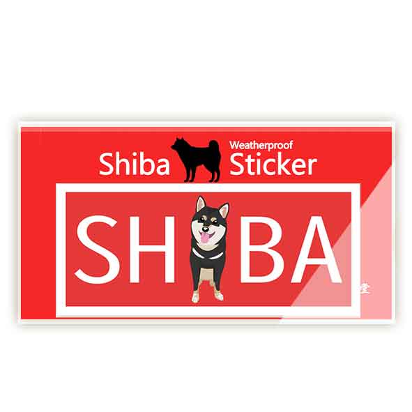 SHIBA Bumper Sticker Car Decal