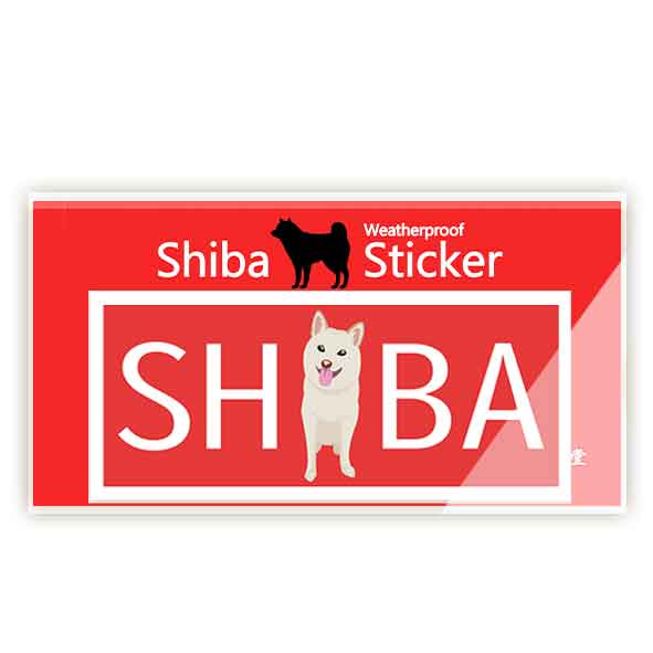 SHIBA Bumper Sticker Car Decal