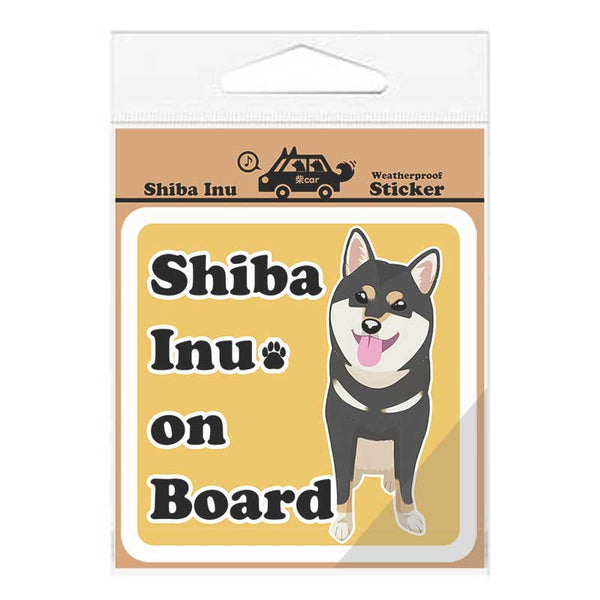 Shiba Inu On Board Car Decal (4 Colors)