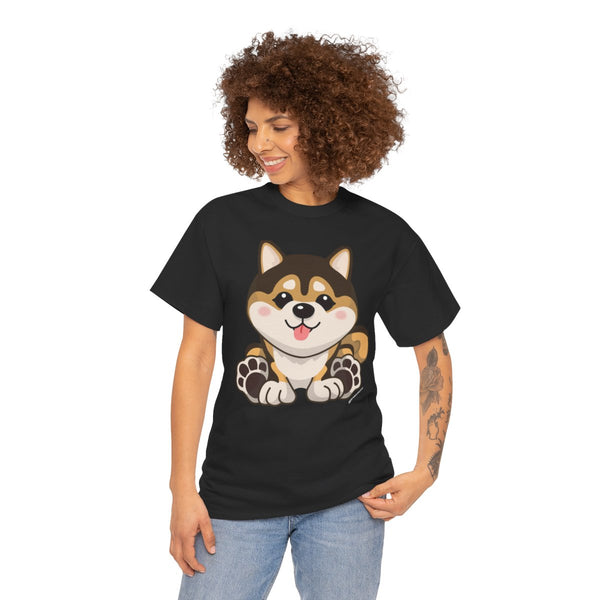 Shiba Inu Sesame with Tongue Out T-Shirt