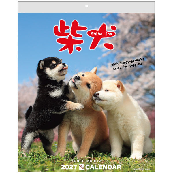Shiba Inu Wall Calendar 2027
