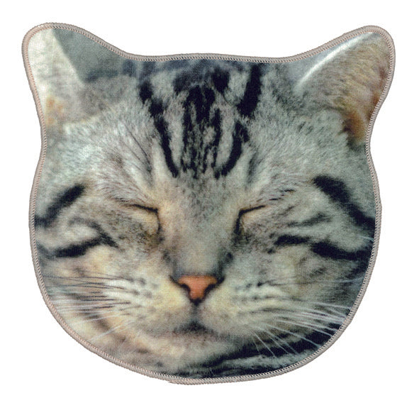 Sleeping Cat Realistic Motif Towel