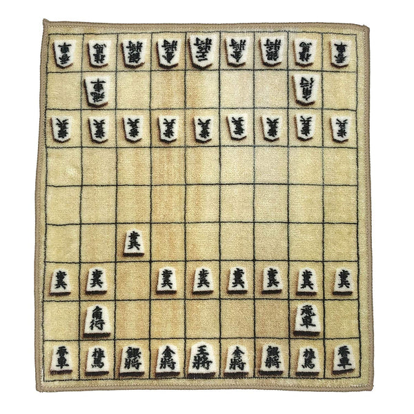 SHOGI BAN Realistic Motif Towel (Japanese Chess)