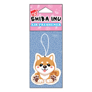 Shiba Inu Kawaii Air Freshener | Ideal for Cars, Rooms, Offices, Bathrooms, Closets, etc.