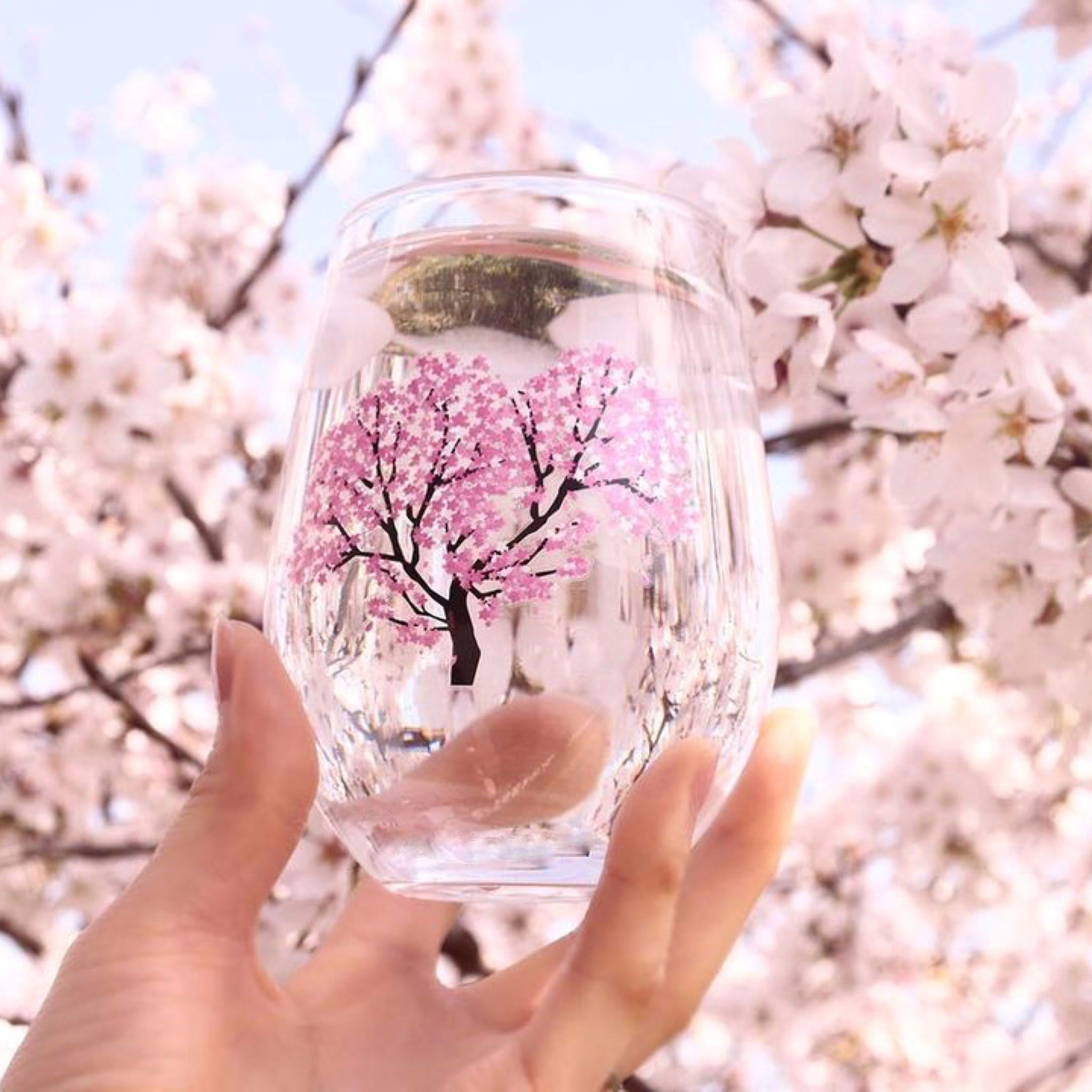 Cherry Blossom Pendant Glasses SD01361