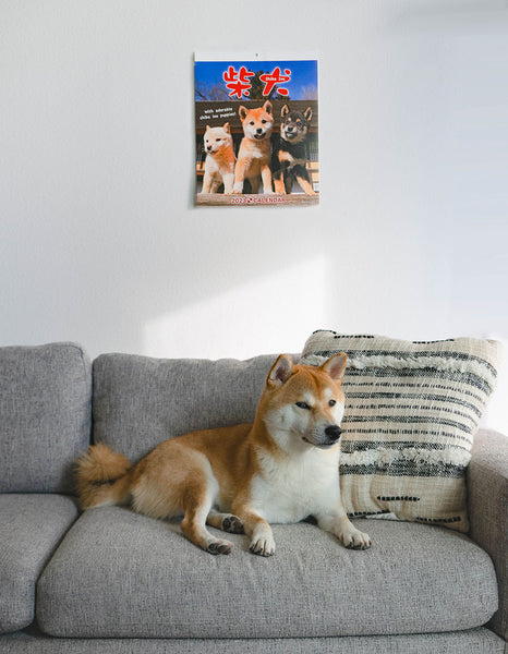 2023 Shiba Inu Wall Calendar & Desktop Calendar [ SET ]